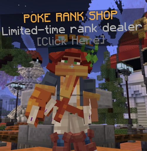 A rank shop NPC at spawn