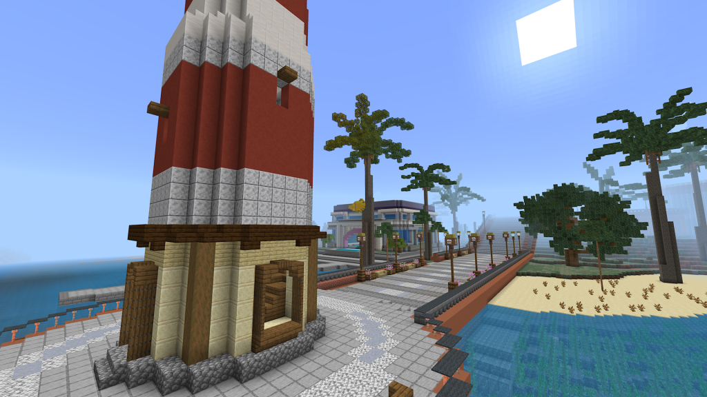 Tropical City in PokéCraft